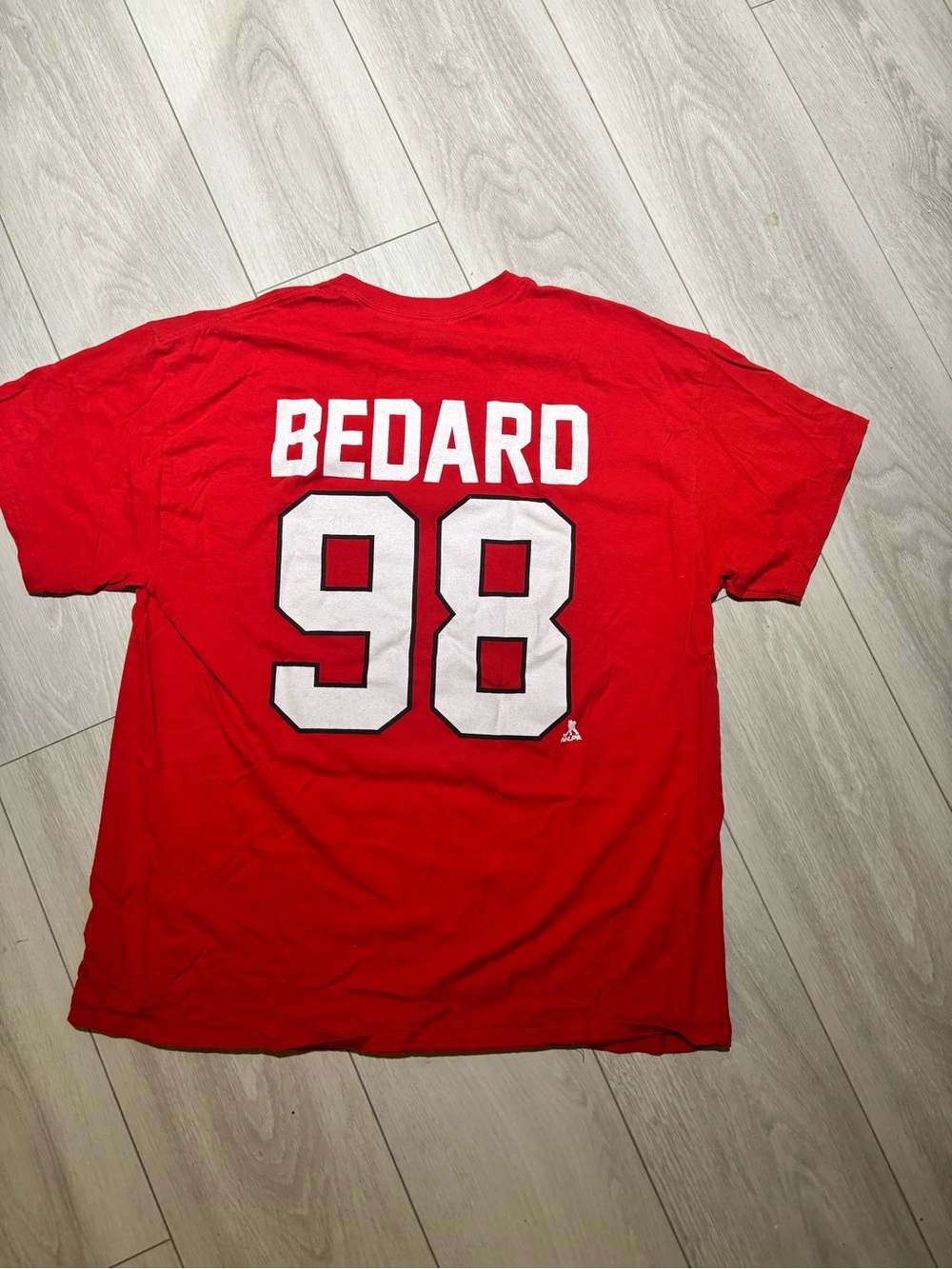 NHL Red Conor BEDARD 98 Graphic Short Sleeve Tee